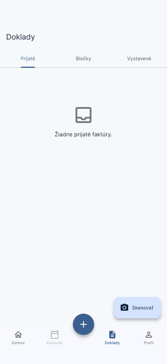 Fakturko – Doklady